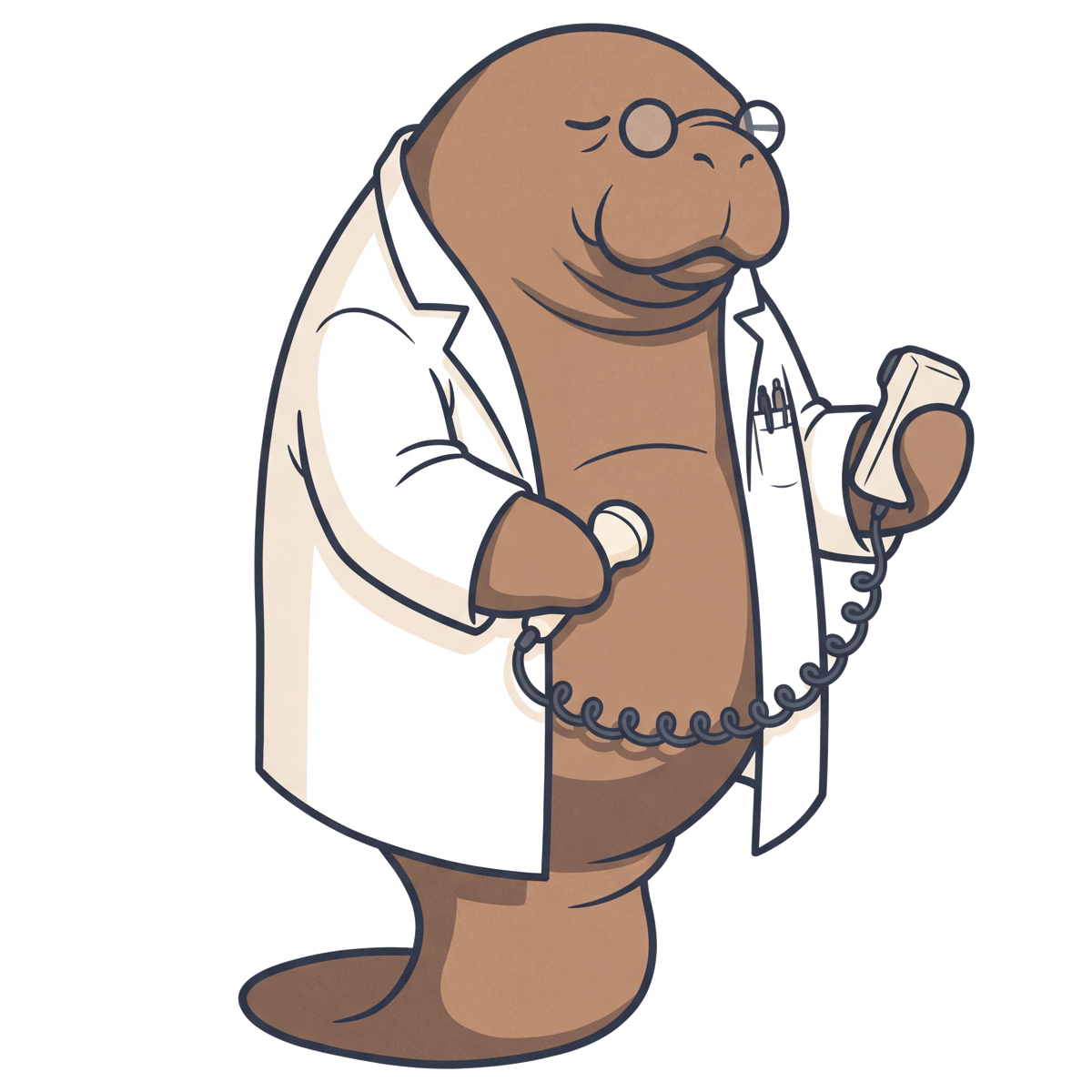 Dr. Flo, the float pool manatee