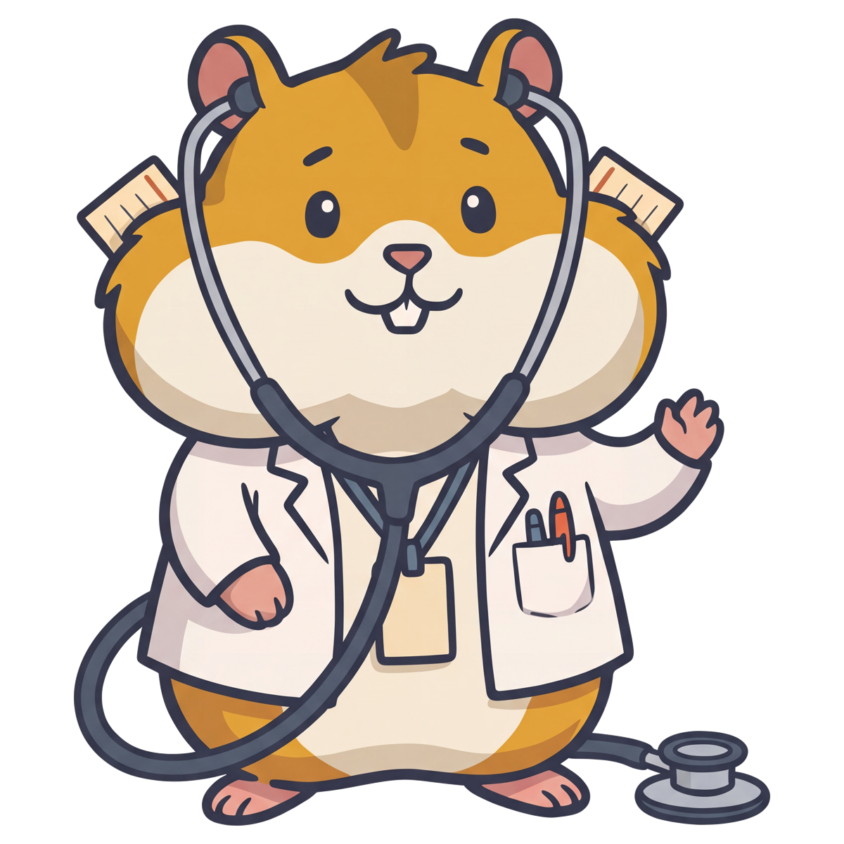Hank, the third-year hamster