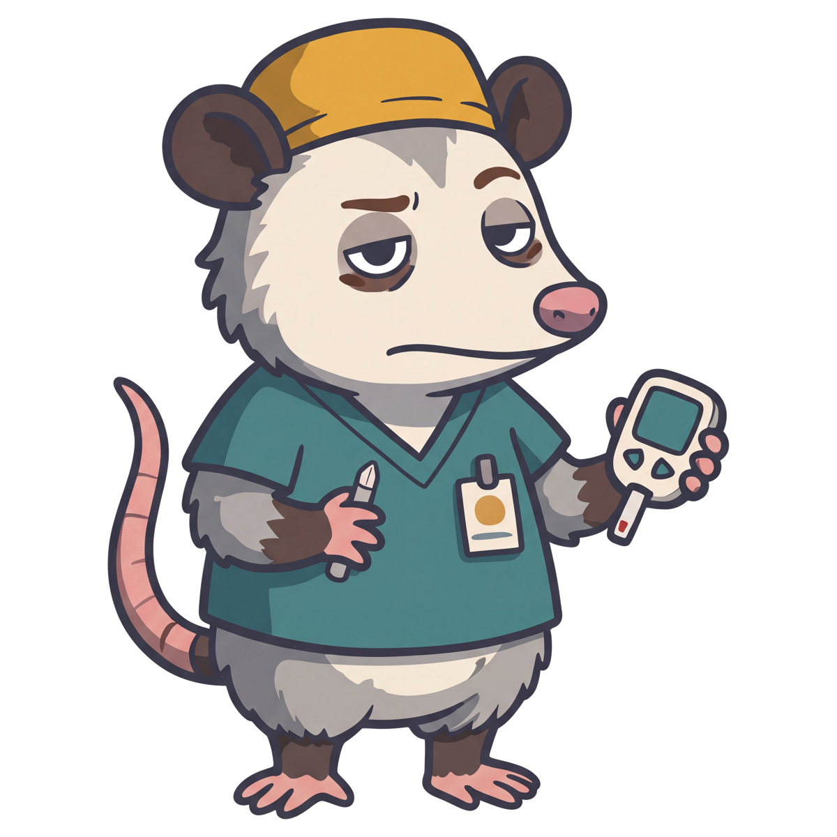 Opal, the night shift possum