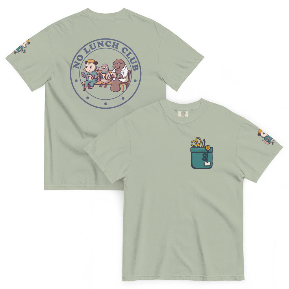 No Lunch Club Full Kit in Bay, front and back