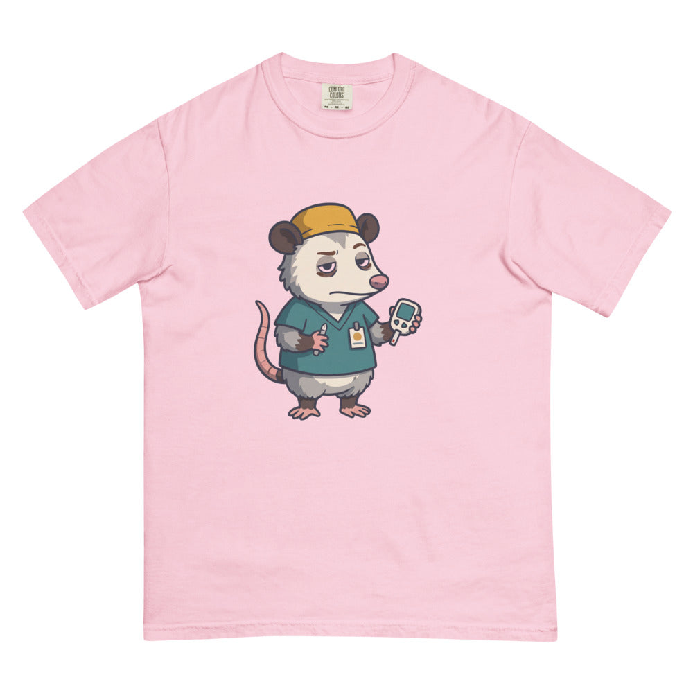 Opal tee in Blossom, flat lay