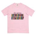 It's Giving Antimicrobial Stewardship tee in Blossom, flat lay