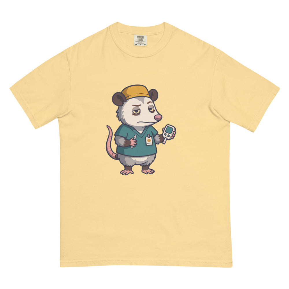 Opal tee in Butter, flat lay