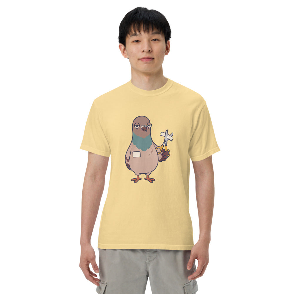Kevin tee in Butter, on a man