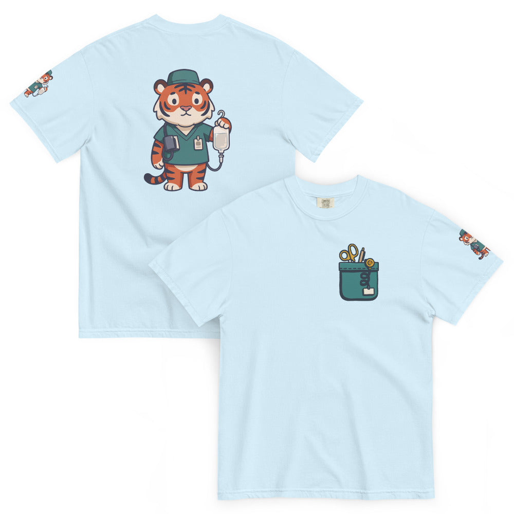 Levi Full Kit in Chambray, front and back