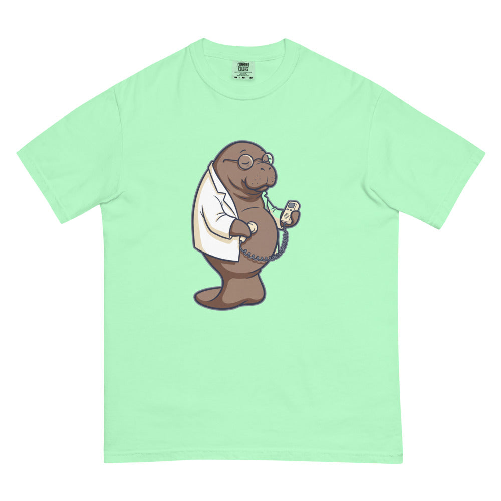 Dr. Flo tee in Island Reef, flat lay