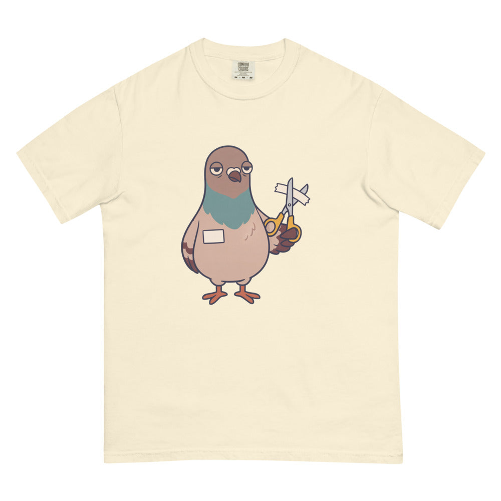 Kevin tee in Ivory, flat lay