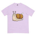 Stat tee in Orchid, flat lay