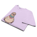Grossly Unremarkable tee in Orchid, folded