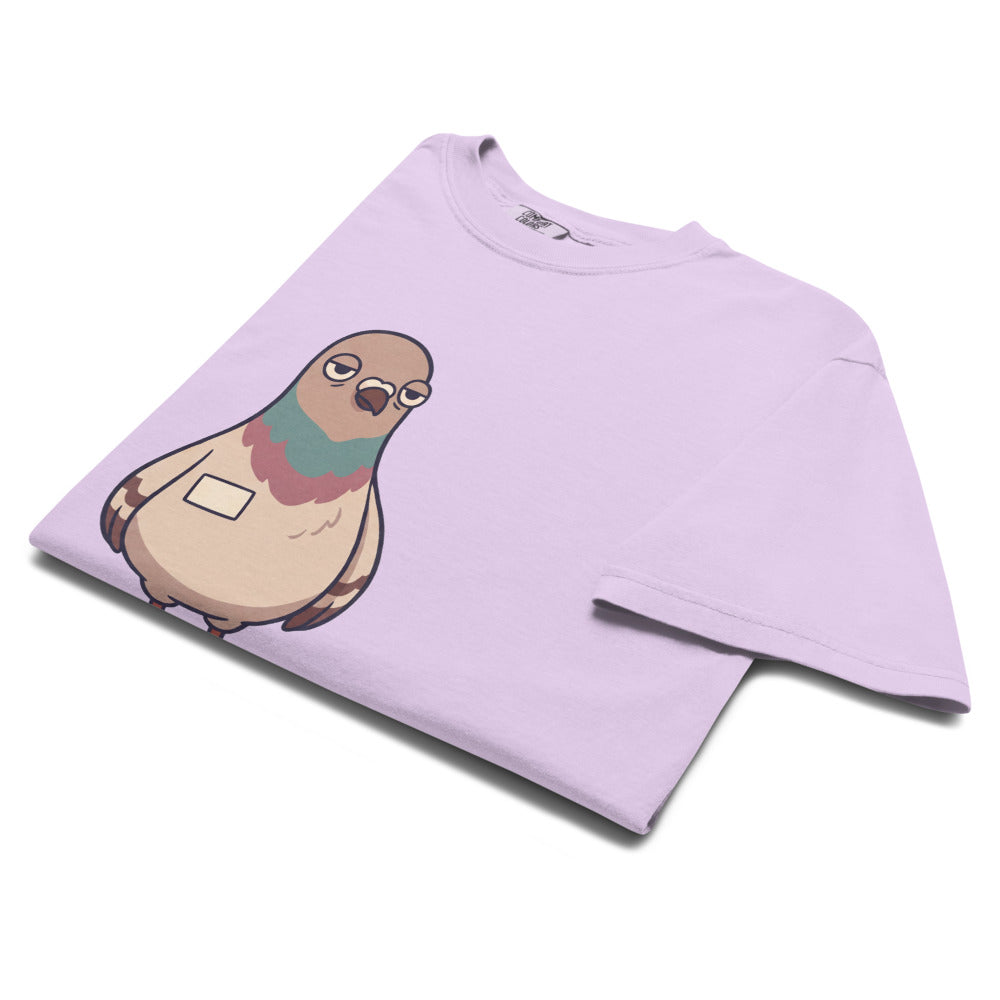 Grossly Unremarkable tee in Orchid, folded