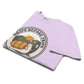 Drips Before Trips tee in Orchid, folded