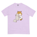 HPI: It Started Four Years Ago tee in Orchid, flat lay
